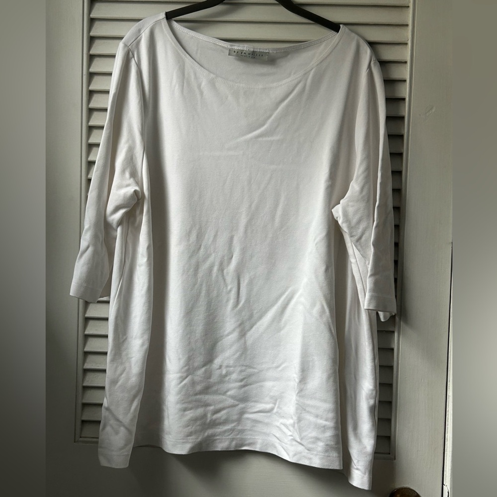 Bryn Walker white womens  short sleeve top XXL